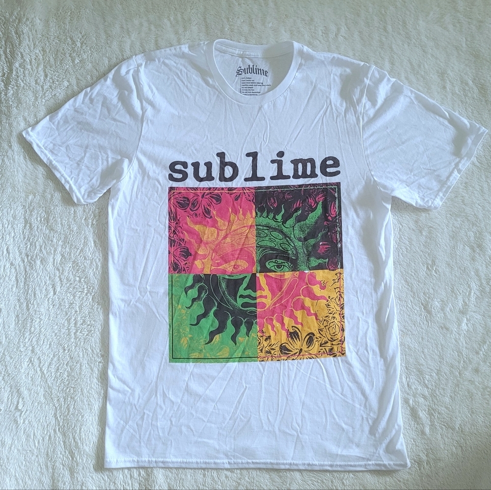 Sublime Color Block Graphic Tee - Nwot - image 1